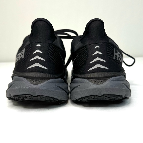Hoka One One Clifton 8 All Black Size 8 D Mens - Picture 8 of 13